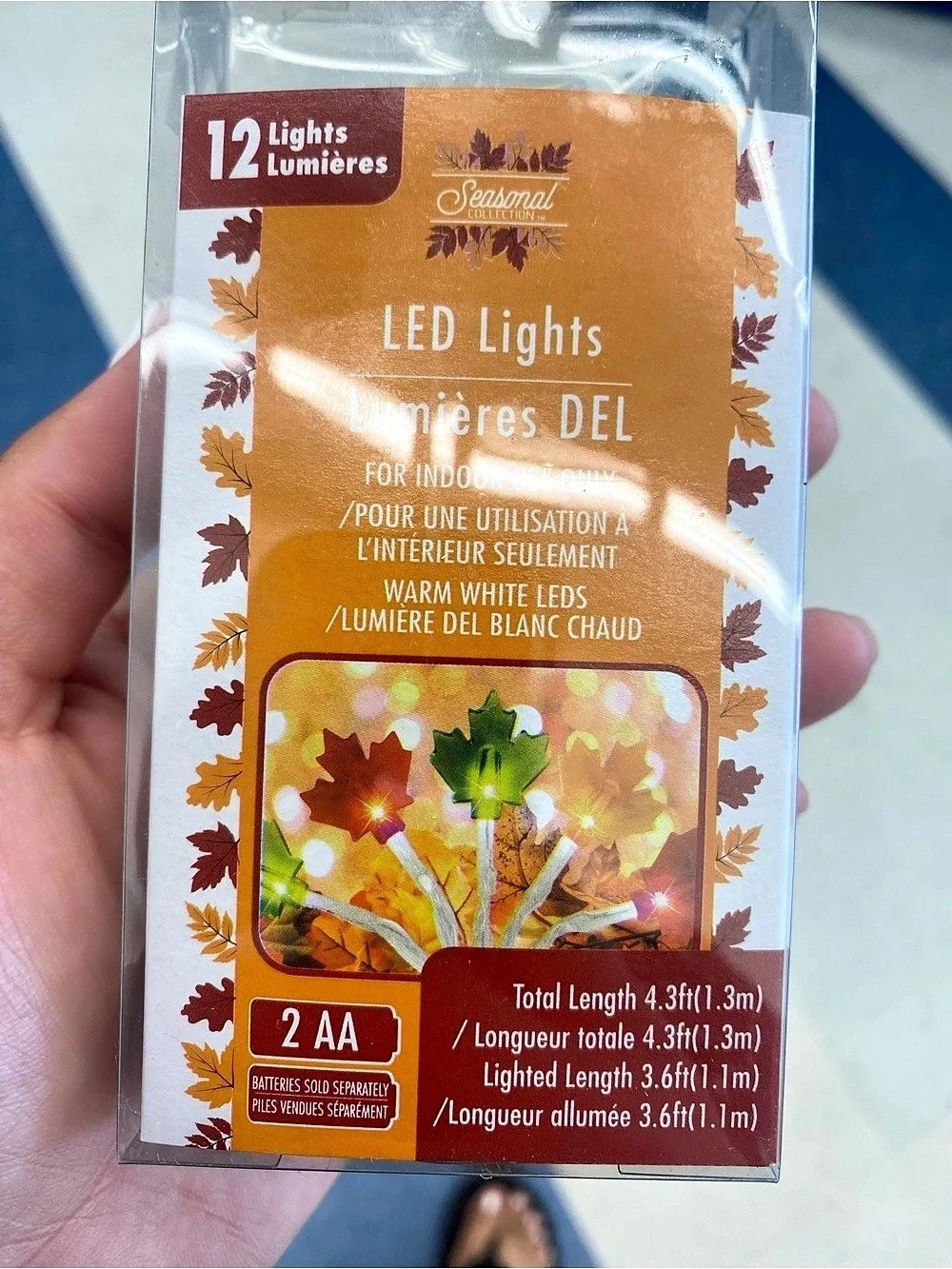 Brand NEW! Canadian Tire Warm White LED Lights 12-Light String Lights